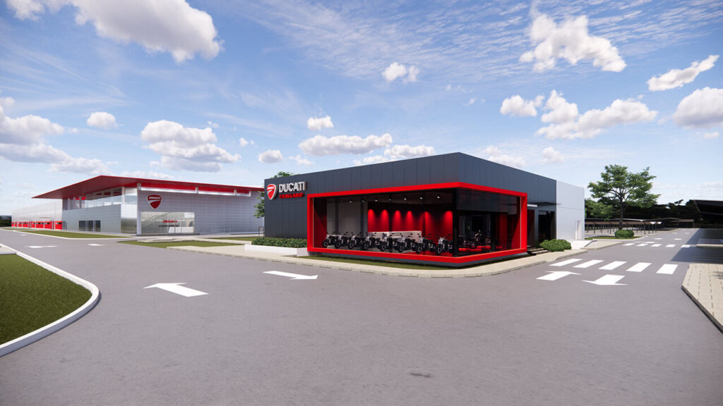 Construction usine Ducati